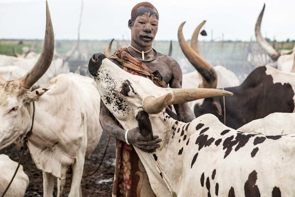 hombre mundari Sudan del Sur