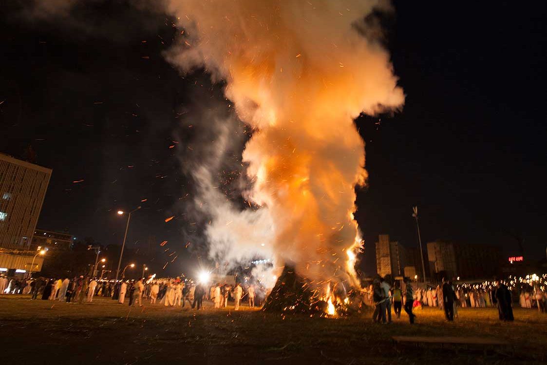 Meskel Square fiesta de la cruz