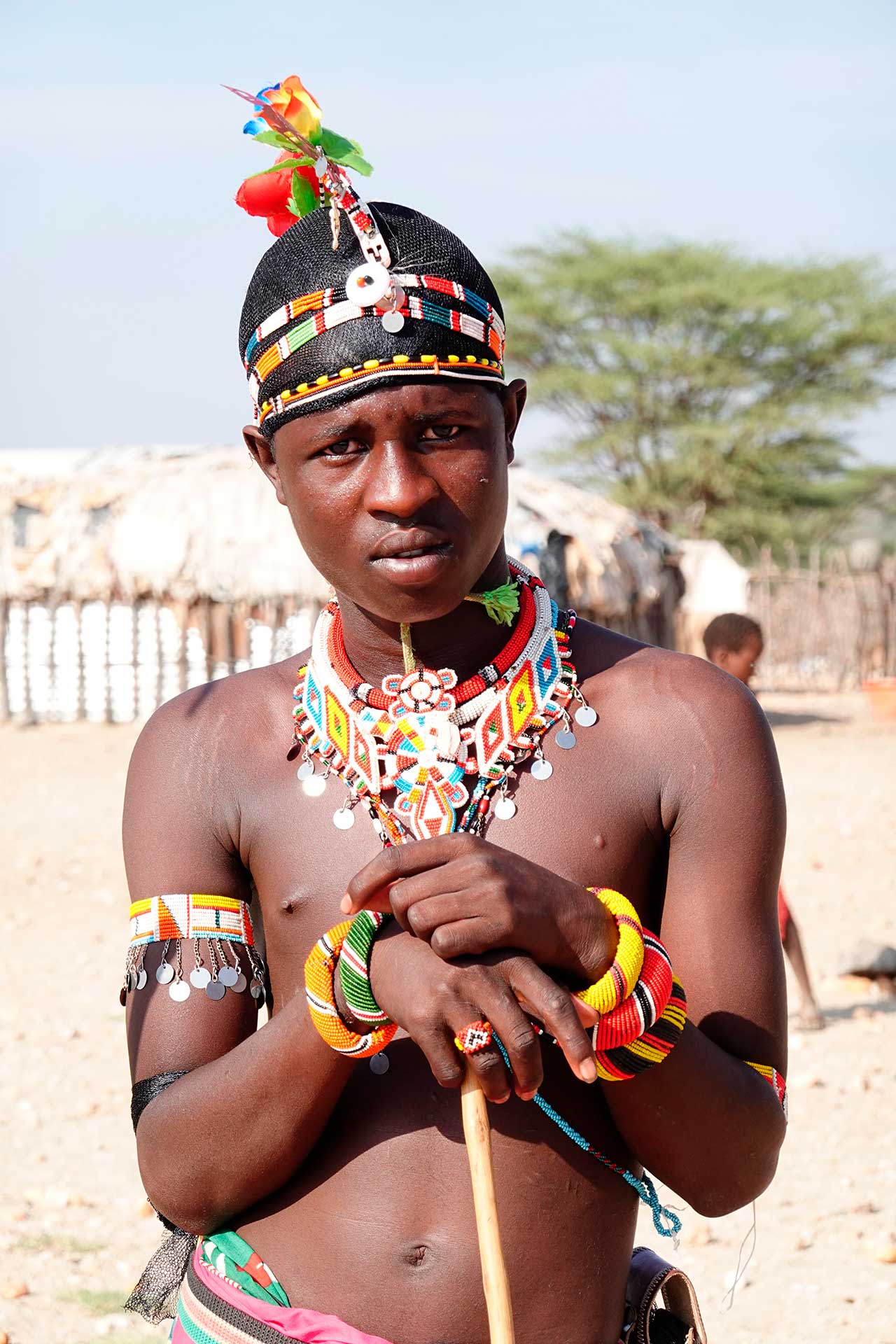 hombre etnia samburu